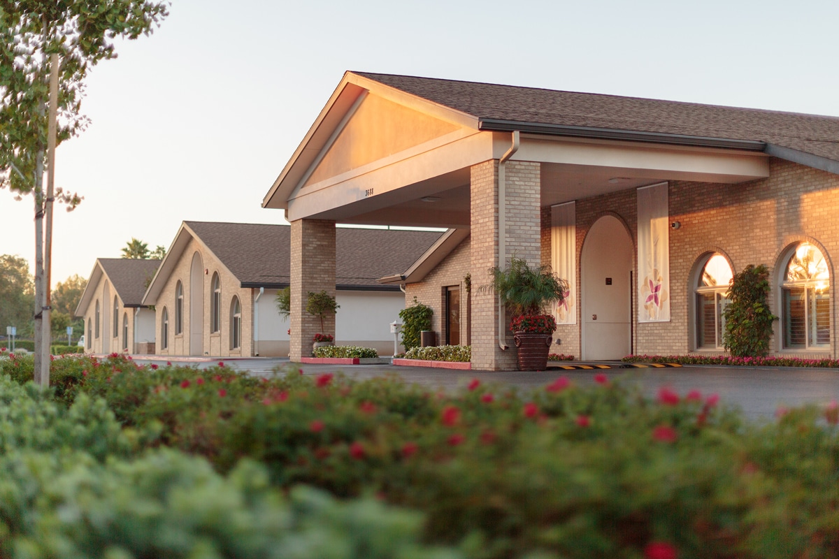View of Arlington Gardens facility